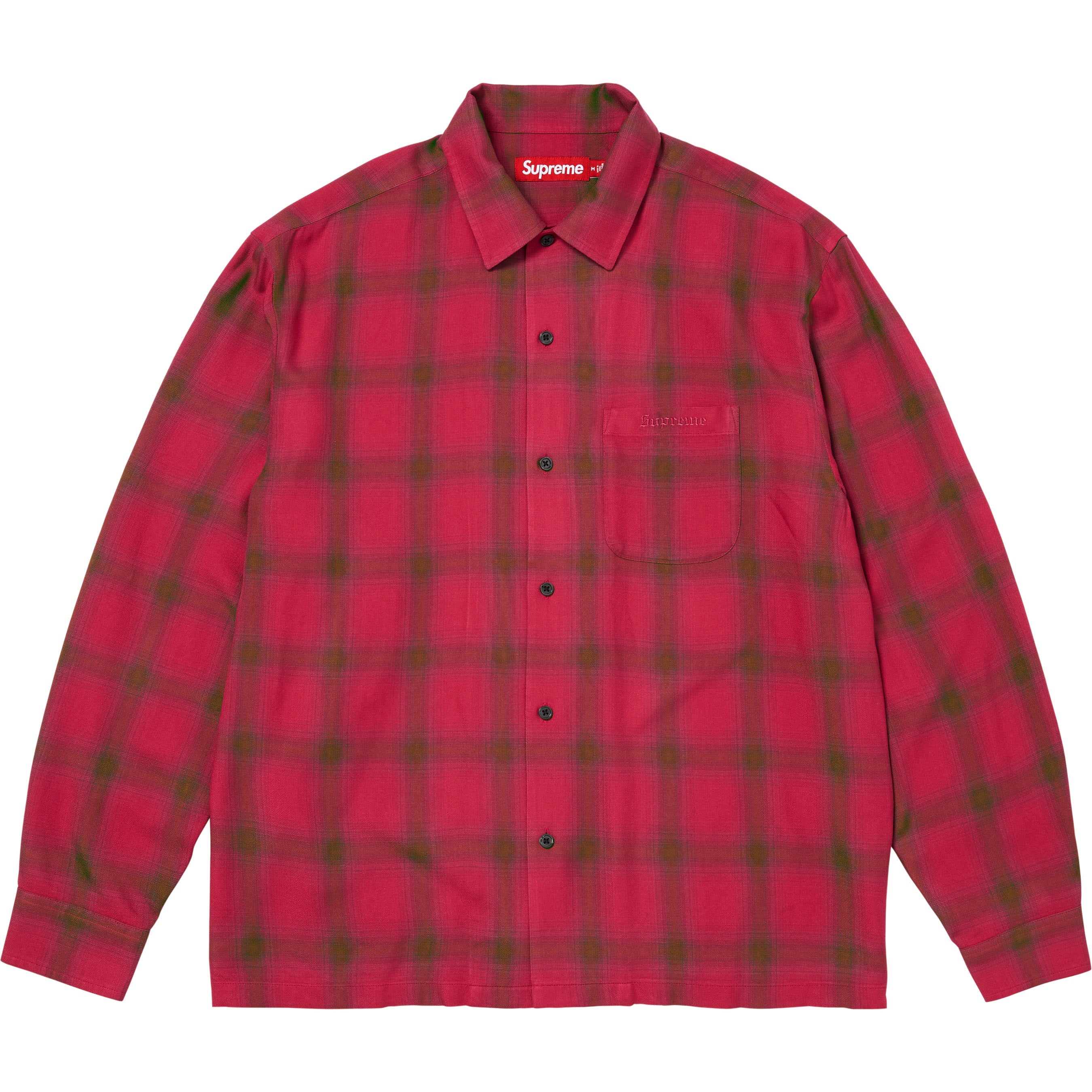 Shadow Plaid Rayon Shirt view 2